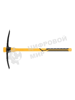 Кирка Denzel 2000 г, узкая, фиберглассовая обрезиненная рукоятка 900 мм