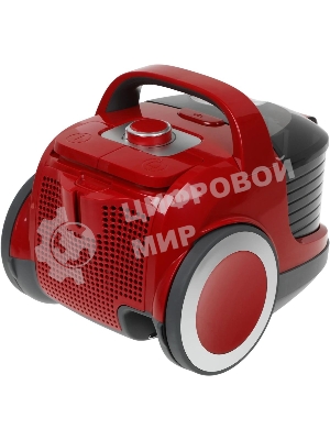 Пылесос Gorenje VC1901GACRCY черный/красный, 280/1900 Вт, уборка сухая, пылесборник контейнер 2.2 л