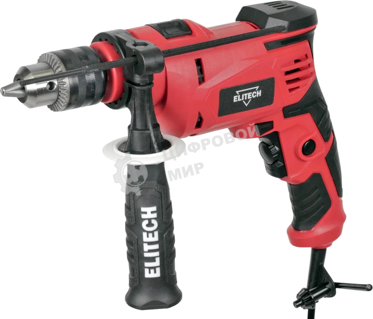 Дрель Elitech ДУ 060РЭ, 650 Вт, сетевая, ударная