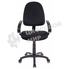 Кресло Бюрократ CH-300/BLACK черный, экокожа, 120 кг, механизм качания