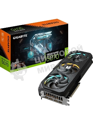 Видеокарта Gigabyte PCI-E GV-N5070GAMING OC-12GD 1.0 NVIDIA GeForce RTX 5070 12Gb 192bit GDDR7 2805/28000 HDMIx1 DPx3 HDCP Ret