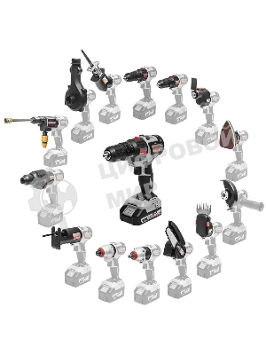 Дрель-шуруповерт аккумуляторная Интерскол ДА-10/18В аккум. патрон:быстрозажимной (кейс в комплекте) (755.2.1.47)