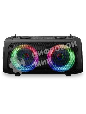 Колонка портативная Hyundai H-PS1030 черный/черный 40 Вт 2.0 BT 10м 3600mAh