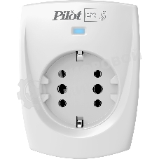 Сетевой фильтр ZIS PILOT BIT S, 1 розетка, 16А/3,5кВт, св.серый