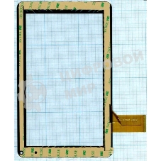 Сенсорное стекло (тачскрин) TYF1067-20121227-V1, черный