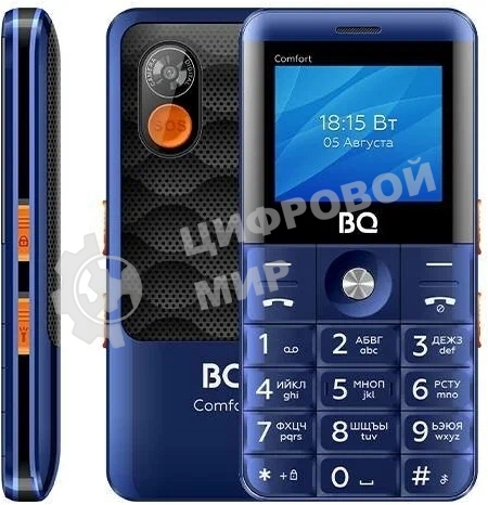 Мобильный телефон BQ 2006 Comfort синий/черный
