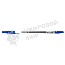 Ручка шариковая Silwerhof Basic прозрачный, d=0.7мм, синие чернила, сменный стержень, линия 0.5мм