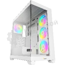 Компьютерный корпус Ocypus Gaммa C72 WH ARGB ATX/win/white/4 ARGB fans/no PSU/Tempered Glass