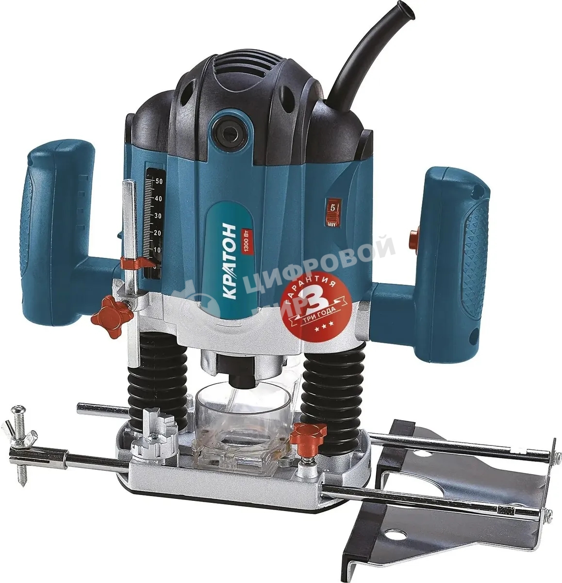 Фрезер Кратон ER130-8 1300Вт 30000об/мин макс.ход:50мм