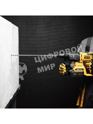 Бур по бетону Denzel двойная спираль, Cobalt W-tip, 12x460 мм, SDS PLUS