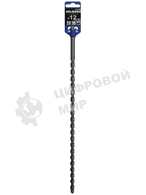 Бур Hilberg S12460 по бетону Д=12 мм Дл=460 мм для дрелей/перфораторов