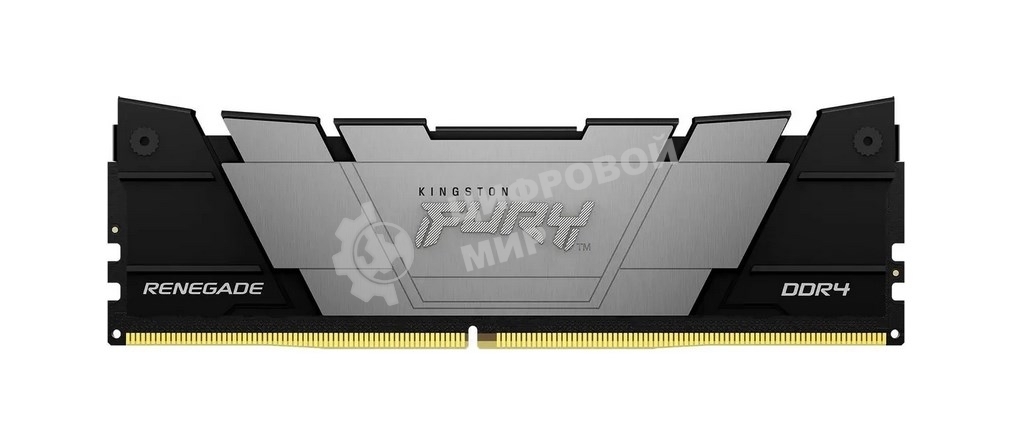 Оперативная память Kingston Fury Renegade, DDR4, 8GB (1x8GB), 3600MHz, CL16, DIMM, с радиатором, черный