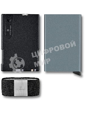 Швейцарская карта Victorinox Smart Card Wallet Sharp (0.7250.36) серый коробка подарочная