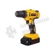 Дрель-шуруповерт Eurolux ДА-20/2Li, 20 В, 1.5 Ач, 35 Нм, щеточный