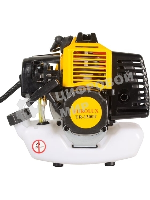 Бензиновый триммер Eurolux TR-1300T 70/2/16 2-х тактный, 1,3 кВт, ширина 255мм, бак 700мл, 7кг
