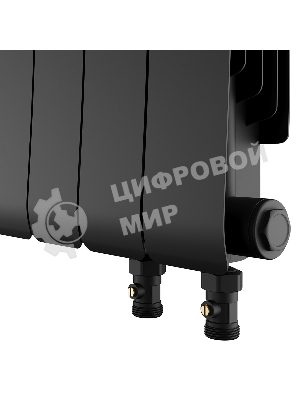 Радиатор биметаллический Royal Thermo Infinity 300 Noir Sable VR80 - 10 секц.