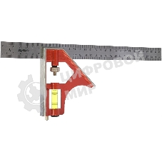 Угольник Sparta 300 мм, металлический, комбинированный