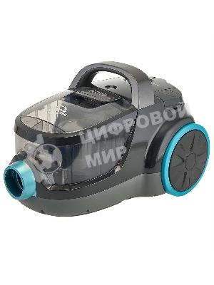 Пылесос Delta LUX DL-0836 черный с бирюзовым