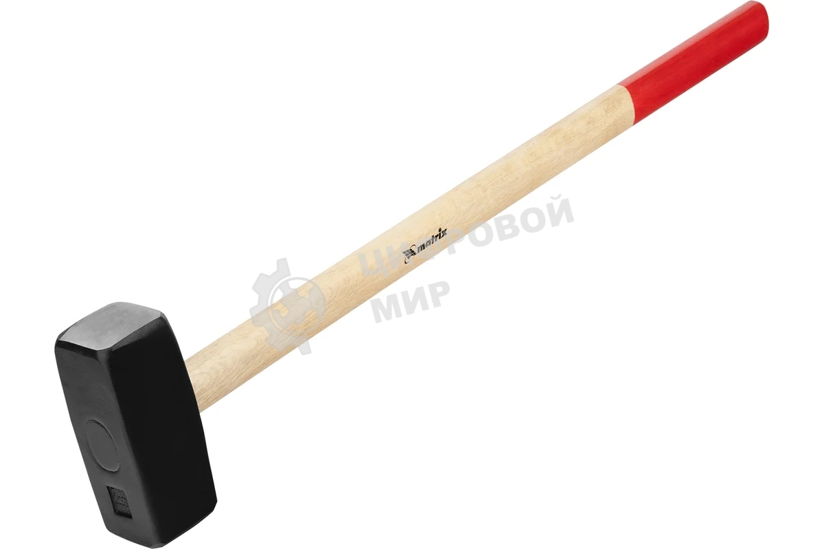 Кувалда Matrix 11037 7000 г, кованая головка, деревянная рукоятка 900 мм