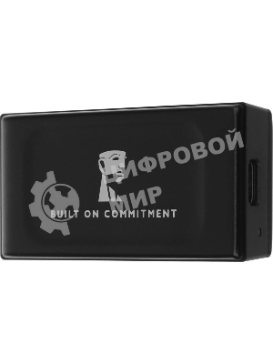 Внешний SSD Kingston XS1000, 2TB, USB 3.2 Gen 2 Type-C, R/W 1050/1000, черный