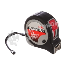 Рулетка Matrix Continuous fixation, 7,5 м х 25 мм, обрезиненный корпус, плавная фиксация