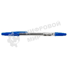 Ручка шариковая Silwerhof Basic прозрачный, d=0.7мм, синие чернила, сменный стержень, линия 0.5мм