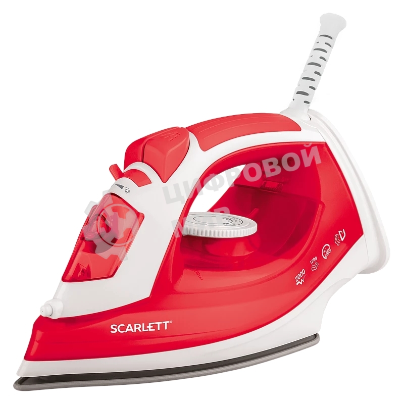 Утюг Scarlett SC-SI30P15 красный, 2000 Вт