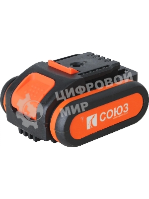 Дрель-шуруповерт СОЮЗ ДШС-12-2К-ПРОМО, 12 В, 1,5 Ач, 30 Нм, щеточный