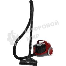 Пылесос Gorenje VC1901GACRCY черный/красный, 280/1900 Вт, уборка сухая, пылесборник контейнер 2.2 л