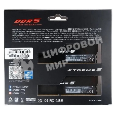 Оперативная память Patriot Viper Xtreme 5, DDR5, 48GB (2x24GB), 8200MHz, CL38, DIMM, с радиаторами, черный