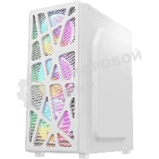 Компьютерный корпус Aerocool/Formula Mana белый без БП ATX 3x120мм 1xUSB 2.0 1xUSB 3.0 audio bott PSU