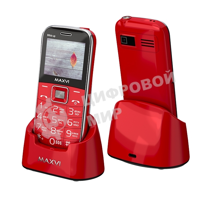 Мобильный телефон Maxvi B6ds up красный