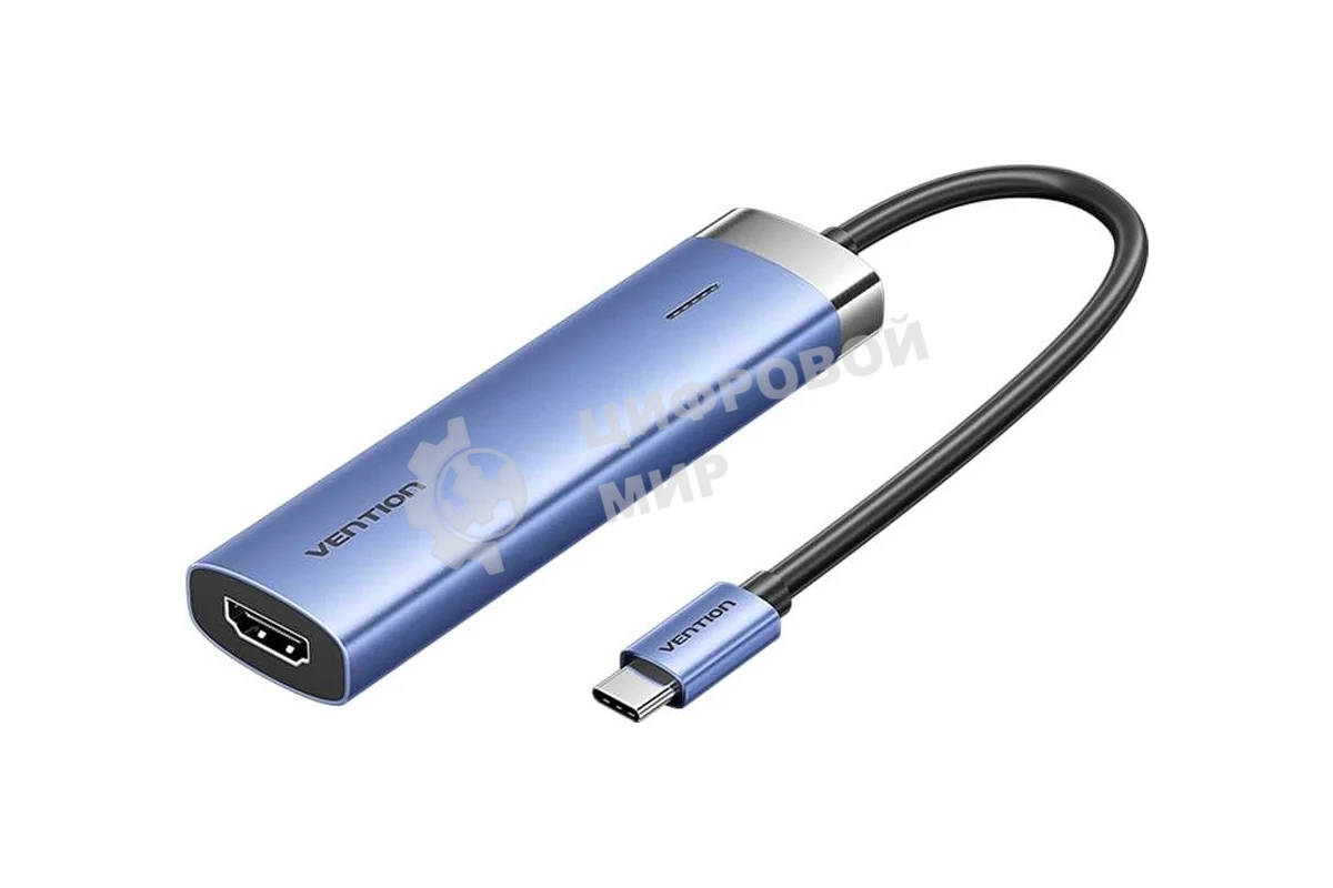 Мультифункциональный хаб Vention USB Type C 5 в 1