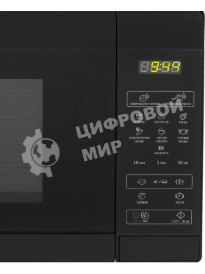 Микроволновая печь Sharp R-2800RK черный, 20 л, 800 Вт, переключатели - сенсор