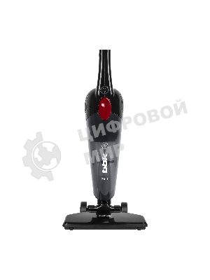 Пылесос вертикальный BBK BV2901 черный/красный, питание от сети, 170 Вт, уборка сухая, пылесборник 0.8 л