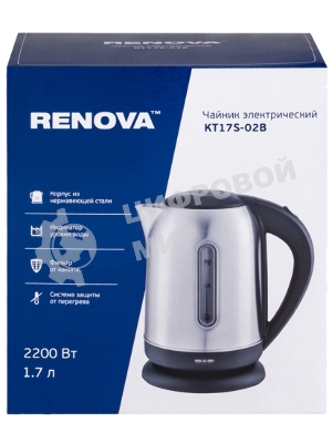Чайник электрический Renova KT17S-02B