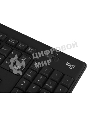 Комплект клавиатура+мышь Logitech MK295 беспроводной, USB, чёрный