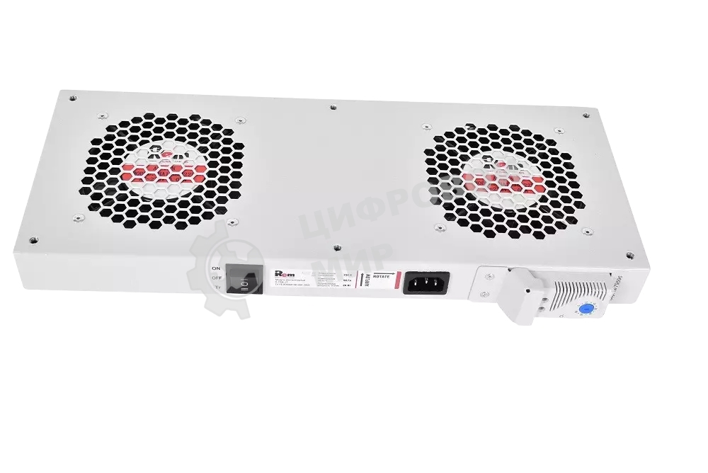 Модуль вентиляторный, ЦМО R-FAN-2T, 2 вентилятора с терморегулятором