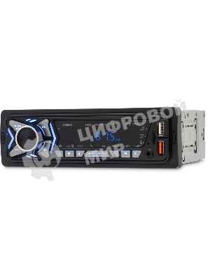 Автомагнитола Digma MCP-227B, 1 DIN, Bluetooth, USB Type-A, AUX, пульт ДУ
