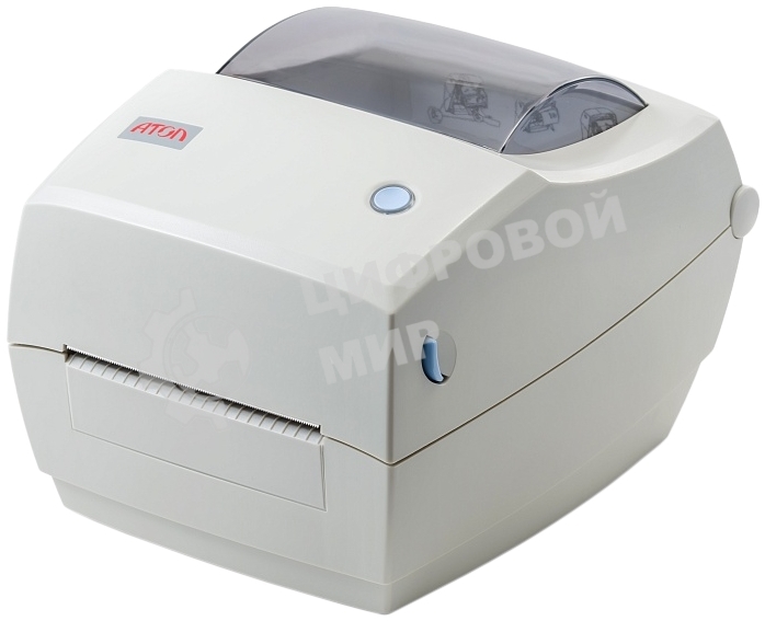 Принтер этикеток термотрансферный Атол ТТ42 203 dpi, 127 мм/сек, USB, RS-232, Ethernet, серый