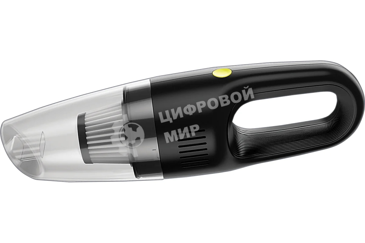 Пылесос автомобильный QUMO VaccoPM 6DU черный/серый, 120 Вт, уборка сухая, пылесборник контейнер 0.35 л