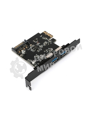 Контроллер USB 3.1 Gembird SPCR-03 в разъем PCI-e, 2xUSB-A + 1xType-C