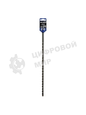 Бур Hilberg S12460 по бетону Д=12 мм Дл=460 мм для дрелей/перфораторов