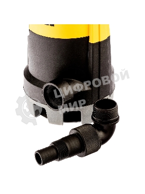 Дренажный насос Denzel DP-900S для чистой и грязной воды, 900 Вт, напор 9 м, 18000 л/ч