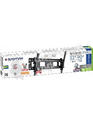 Кронштейн для телевизора Kromax STAR-2 черный 32