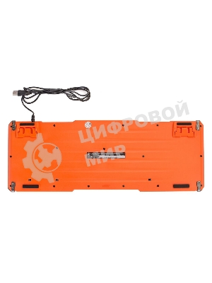 Клавиатура Oklick 717G Black Death проводная, USB Type-A, чёрный/серый