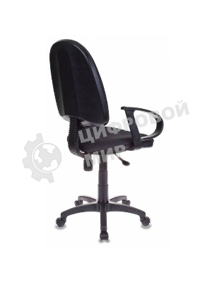 Кресло Бюрократ CH-300/BLACK черный, экокожа, 120 кг, механизм качания