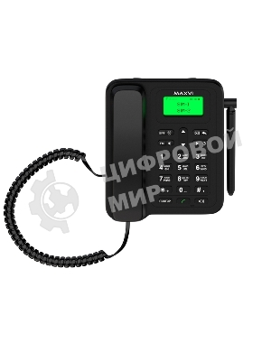 Телефон проводной Maxvi RT-01 черный
