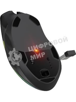 Мышь беспроводная/проводная Defender Immortal GM-421 черный, 10000 dpi, радиоканал, Bluetooth, USB, кнопки - 9