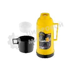 Термос в пластиковом корпусе со стеклянной колбой MALLONY CALOROSO, 0,6 л (106034)